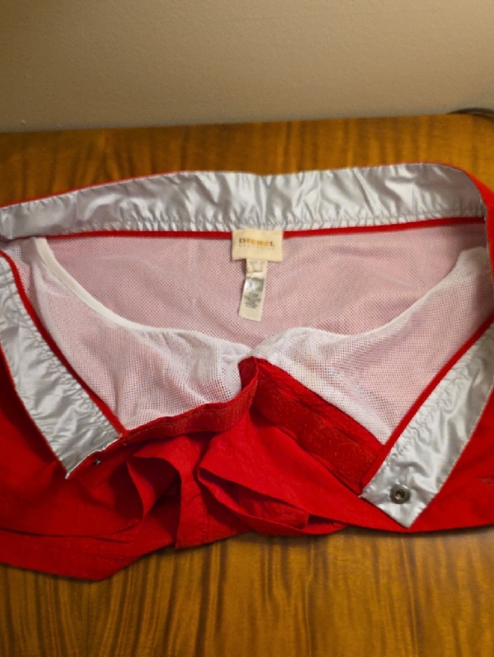 Diesel Red Men's Swim Trunks - Picture 7 of 12